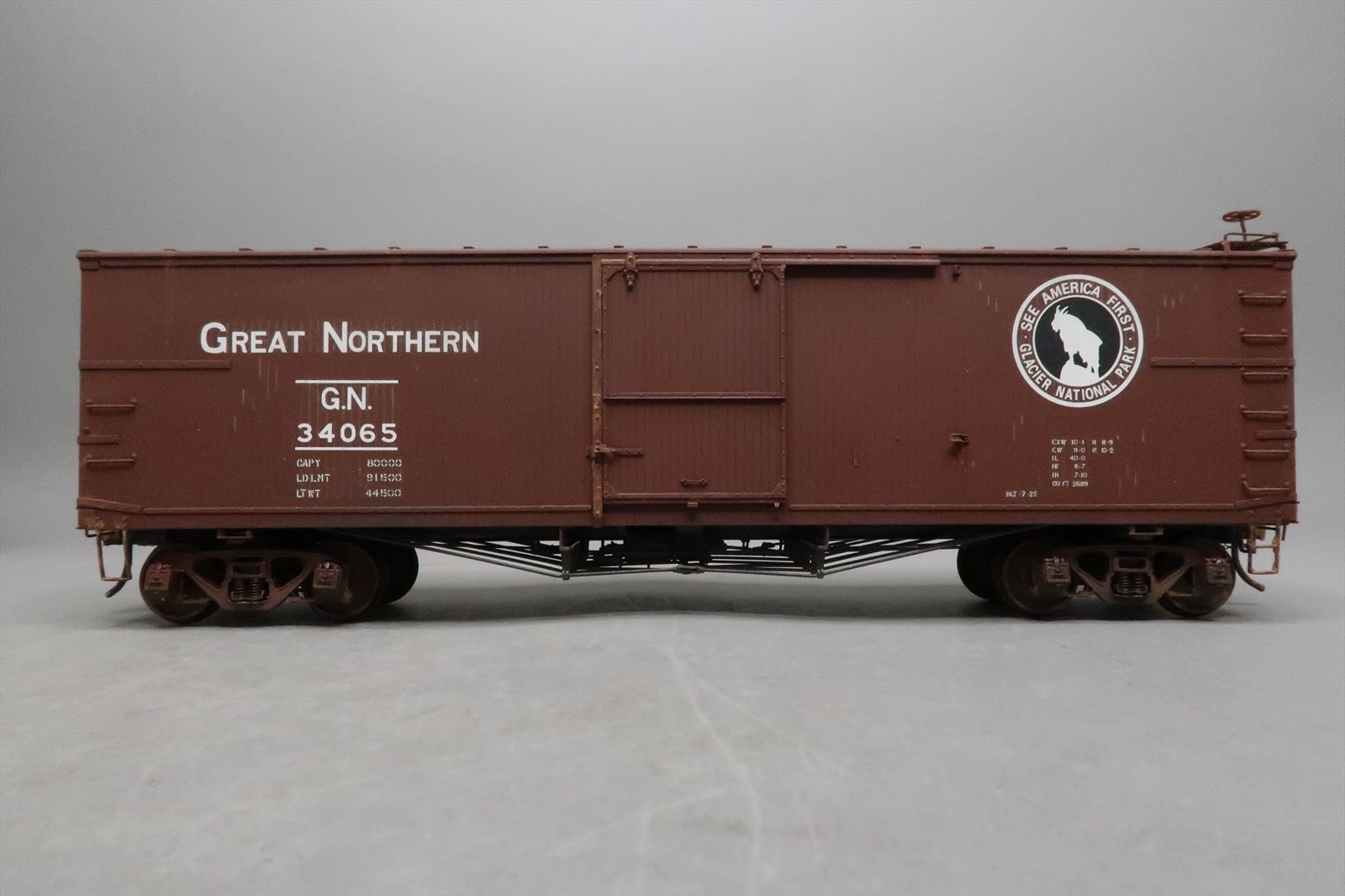 O Brass Model - PL 1750 PL-1750 GN Great Northern Truss Rod Boxcar Box ...