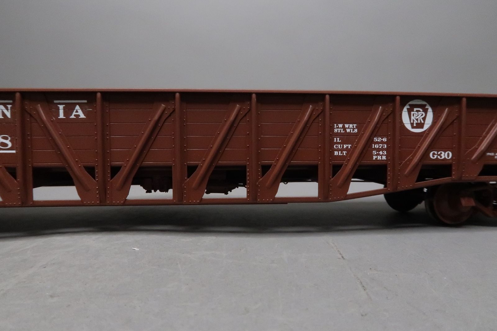 O Brass Model - PL PL-1250A NYC as PRR Pennsylvania AAR Emergency 70 ...
