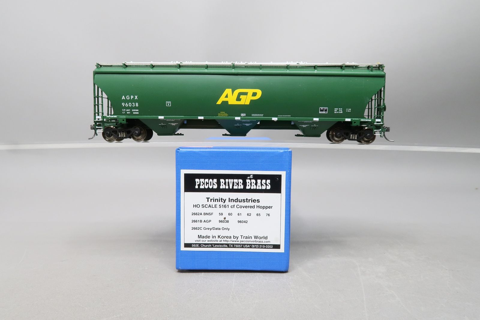 HO Brass Model - PRB Pecos River 2661B AGP AGPX AG Products Covered ...