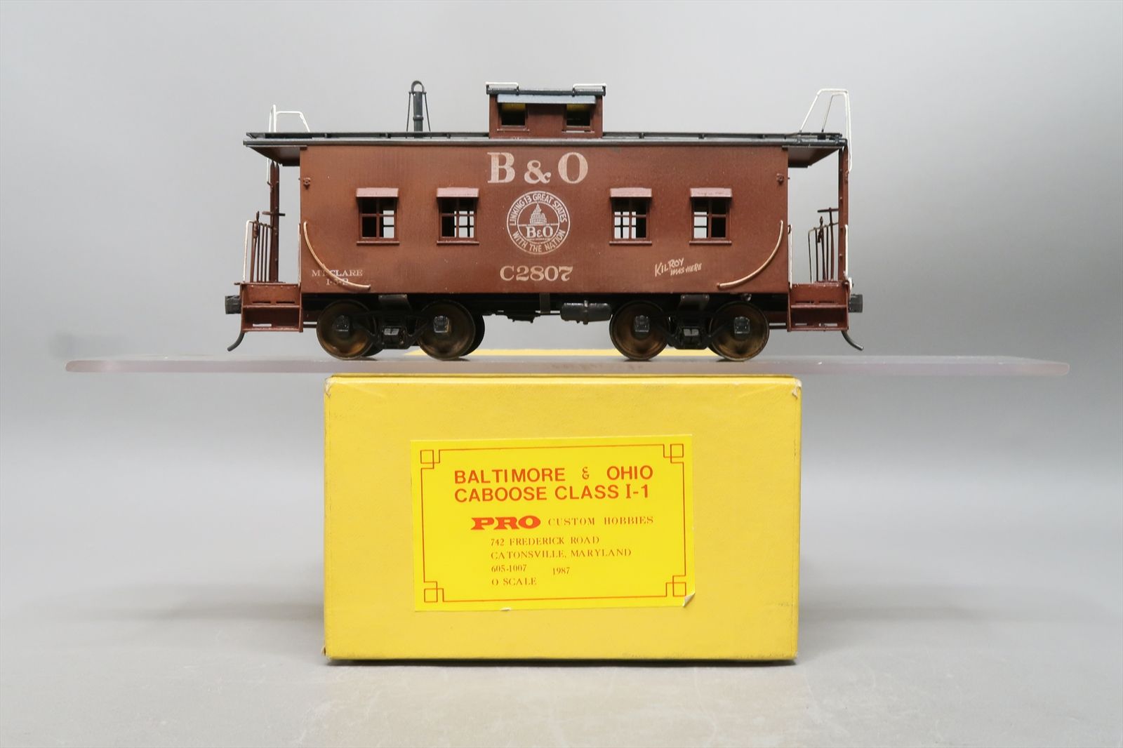 O Brass Model - PCH Pro Custom Hobbies B&O Baltimore & Ohio I-1 Wood ...