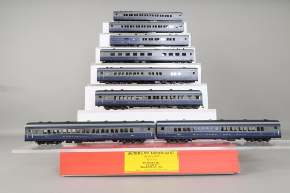 Rame De 5 Voitures US HO Rivarossi & IHC - Baltimore & Ohio Vertes