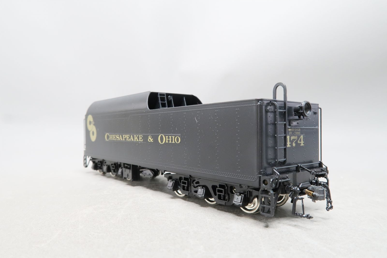 HO Brass Model - Key C&O Chesapeake & Ohio F-17 4-6-2 Elesco FWH #474 ...