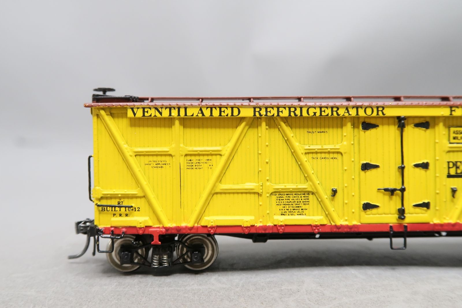 HO Brass Model - OMI 3069 FGEX PRR Pennsylvania R7 Reefer Refrigerator ...
