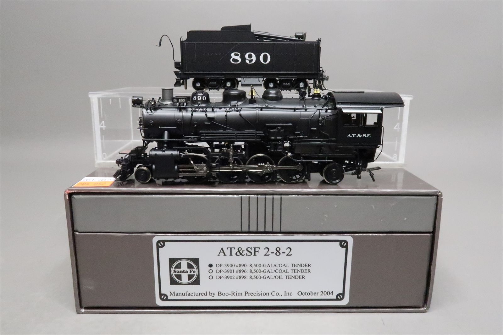 HO Brass Model - DP 3900 AT&SF Santa Fe 2-8-2 Mikado Coal Tender #890 ...