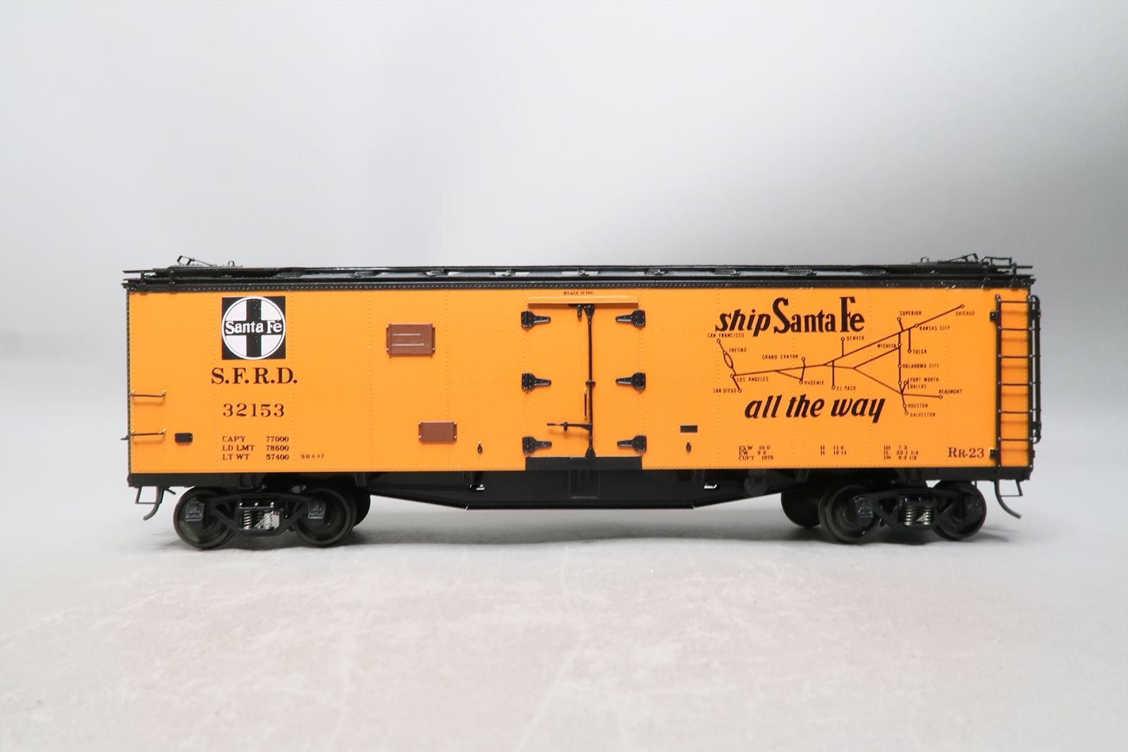 O Brass Model - PRB Pecos River 4319C AT&SF SFRD Santa Fe RR-23 Ice ...