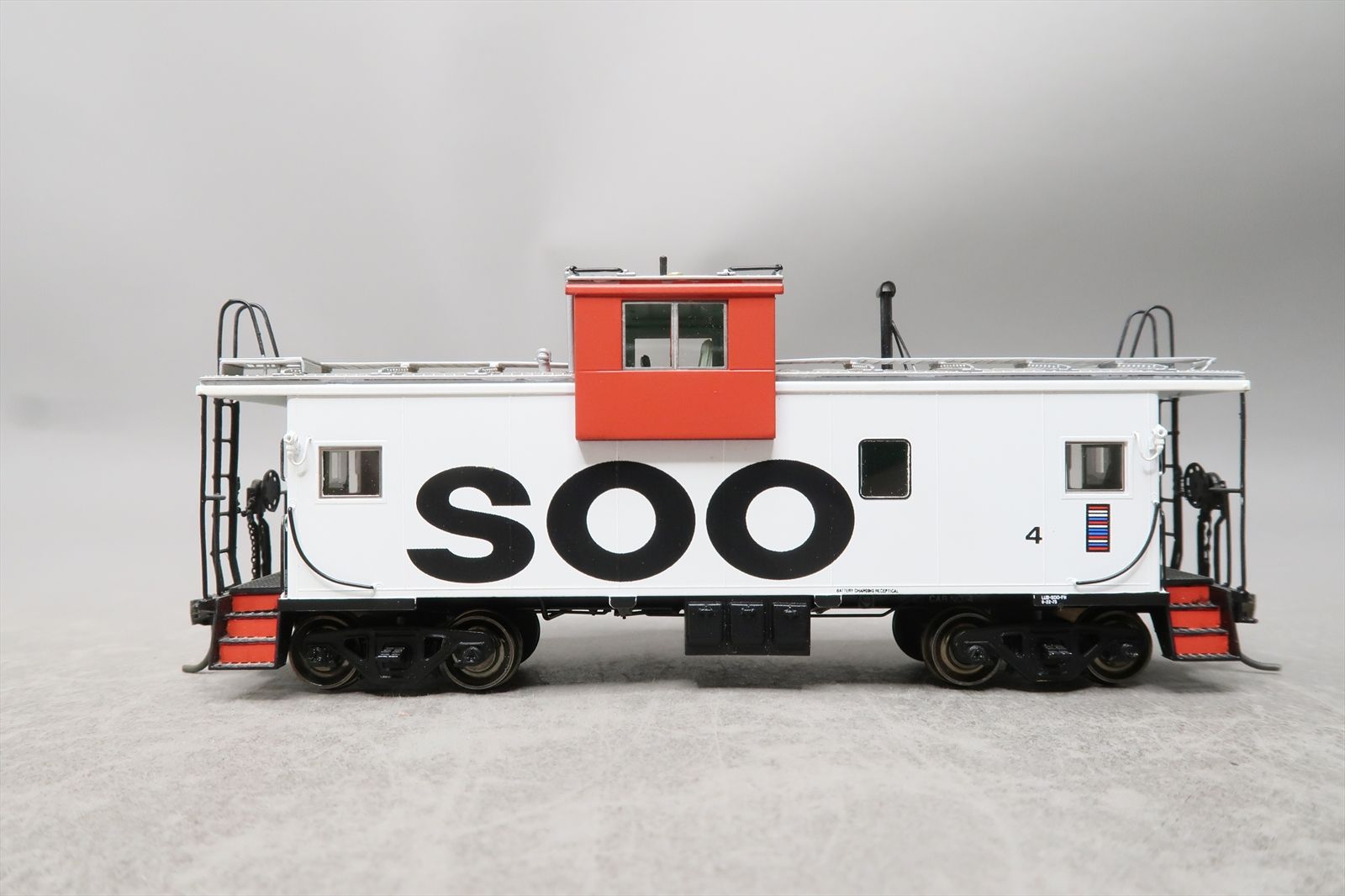 HO Brass Model - OMI 4249.1 SOO Line White Red Wide Vision Caboose #4 ...