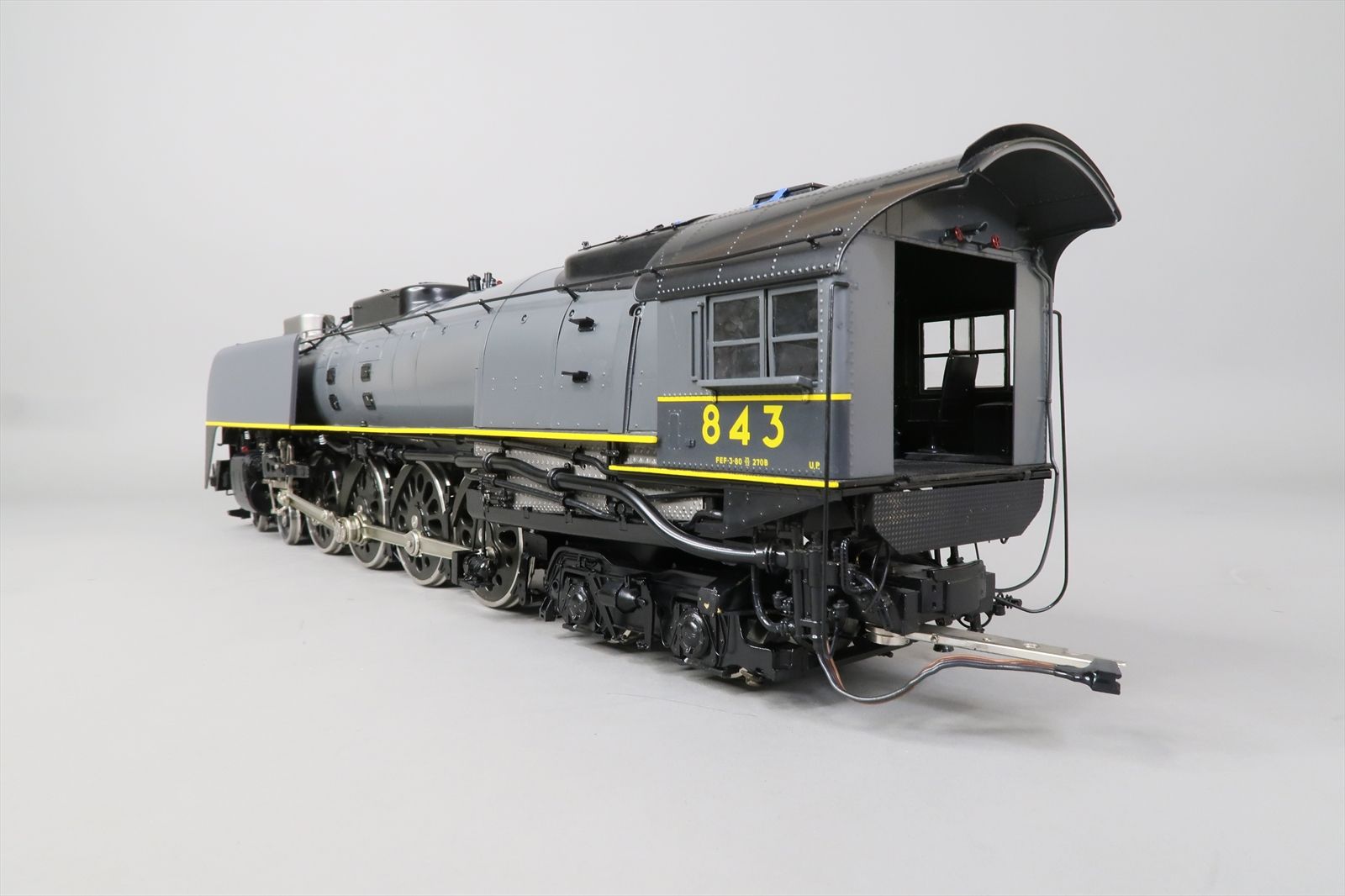 G Brass Model - GRM Garden Railway UP Union Pacific FEF-3 Two Tone Gray ...