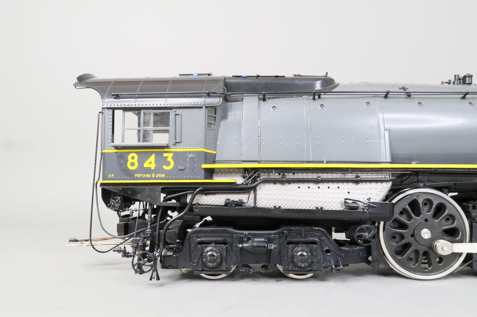 G Brass Model - GRM Garden Railway UP Union Pacific FEF-3 Two Tone Gray ...