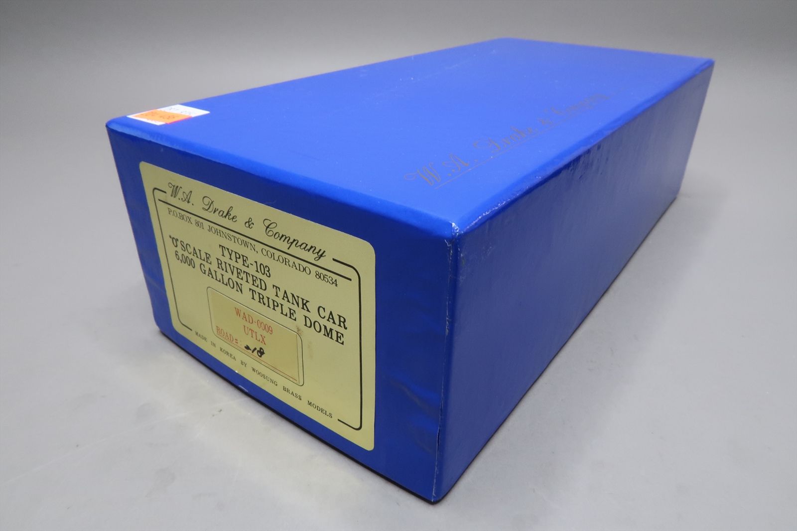 O Brass Model - WAD Drake 0009 UTLX Type 103 6,000 Gallon 3-Dome Triple ...