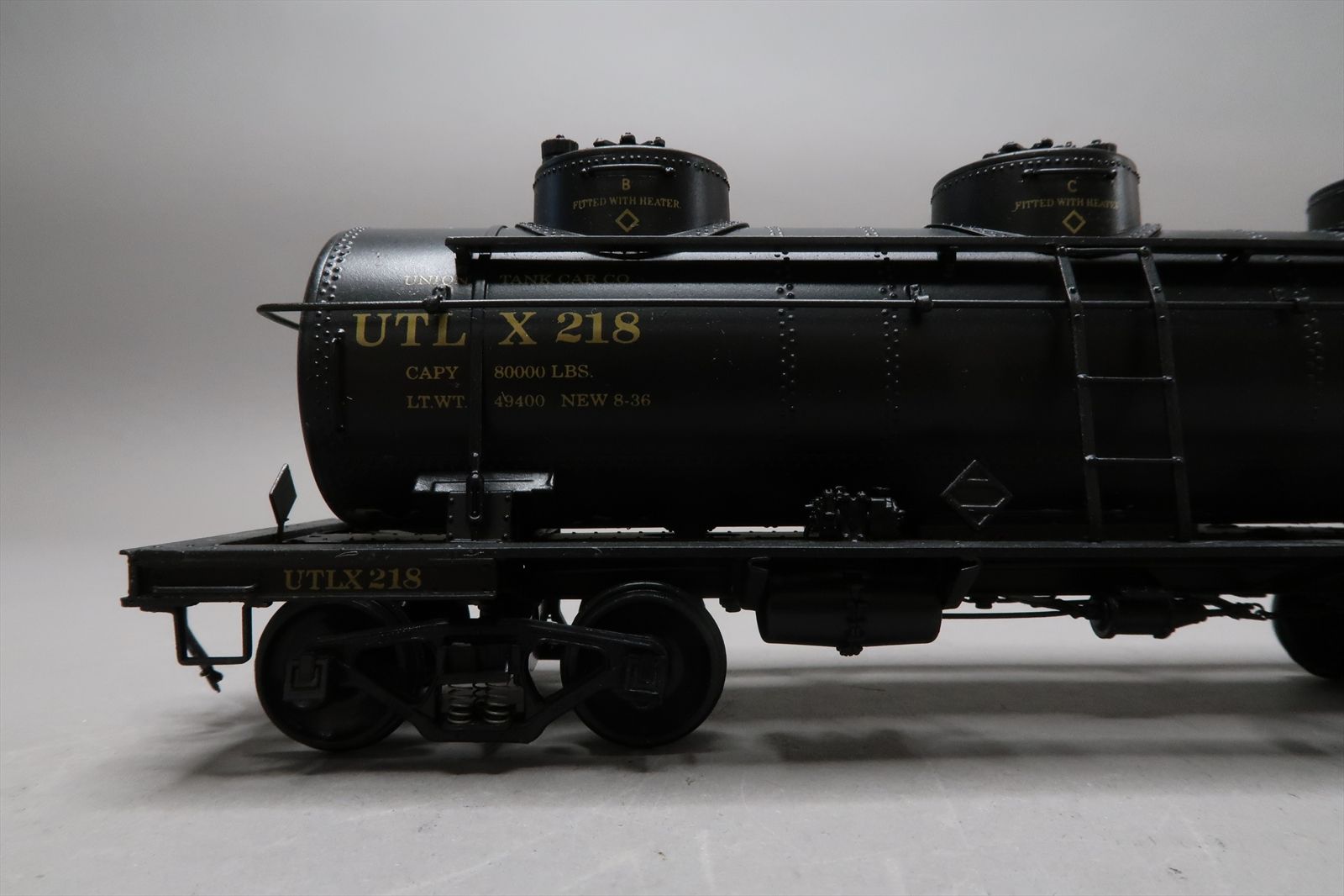 O Brass Model - WAD Drake 0009 UTLX Type 103 6,000 Gallon 3-Dome Triple ...