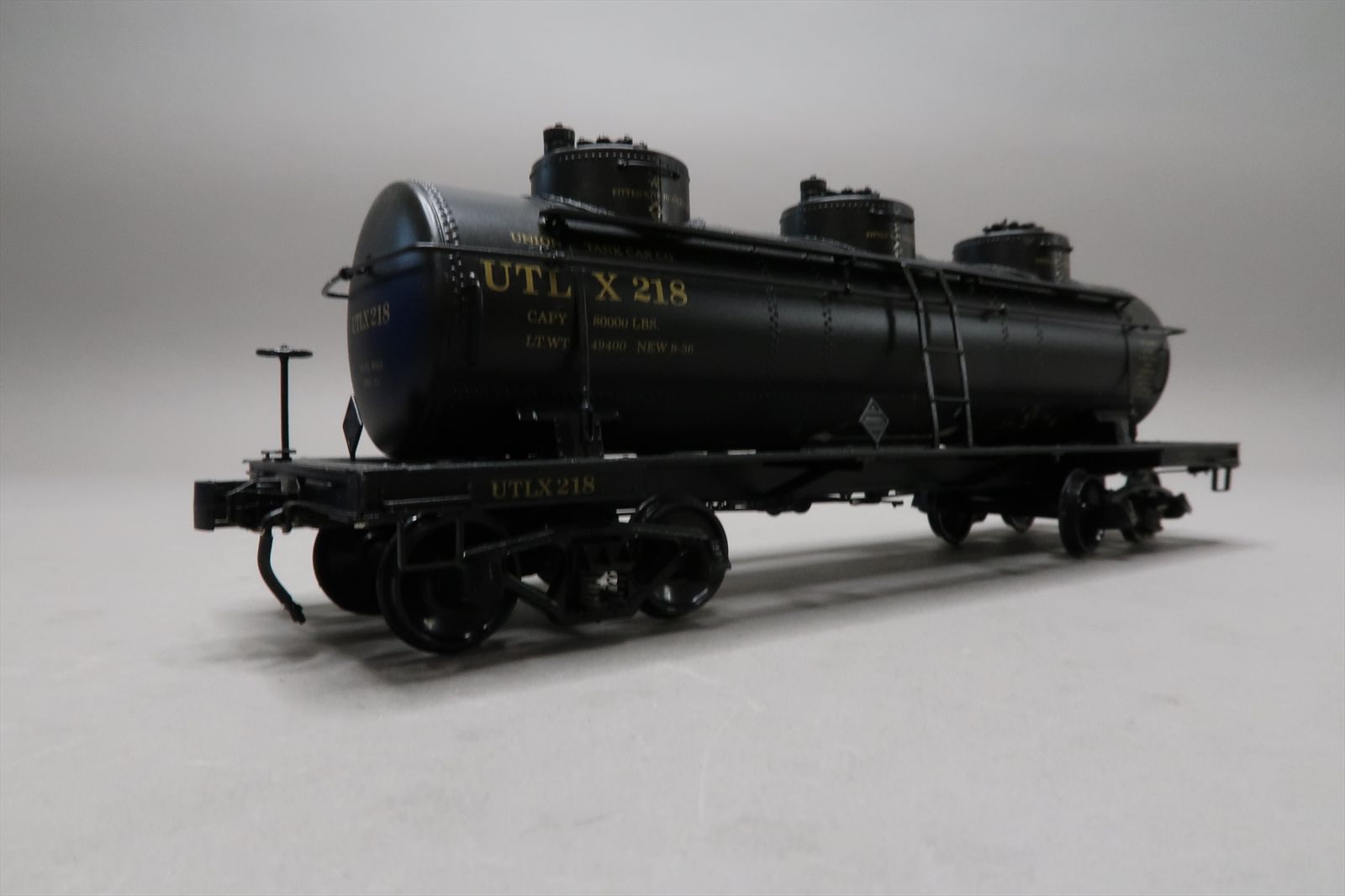 O Brass Model - WAD Drake 0009 UTLX Type 103 6,000 Gallon 3-Dome Triple ...