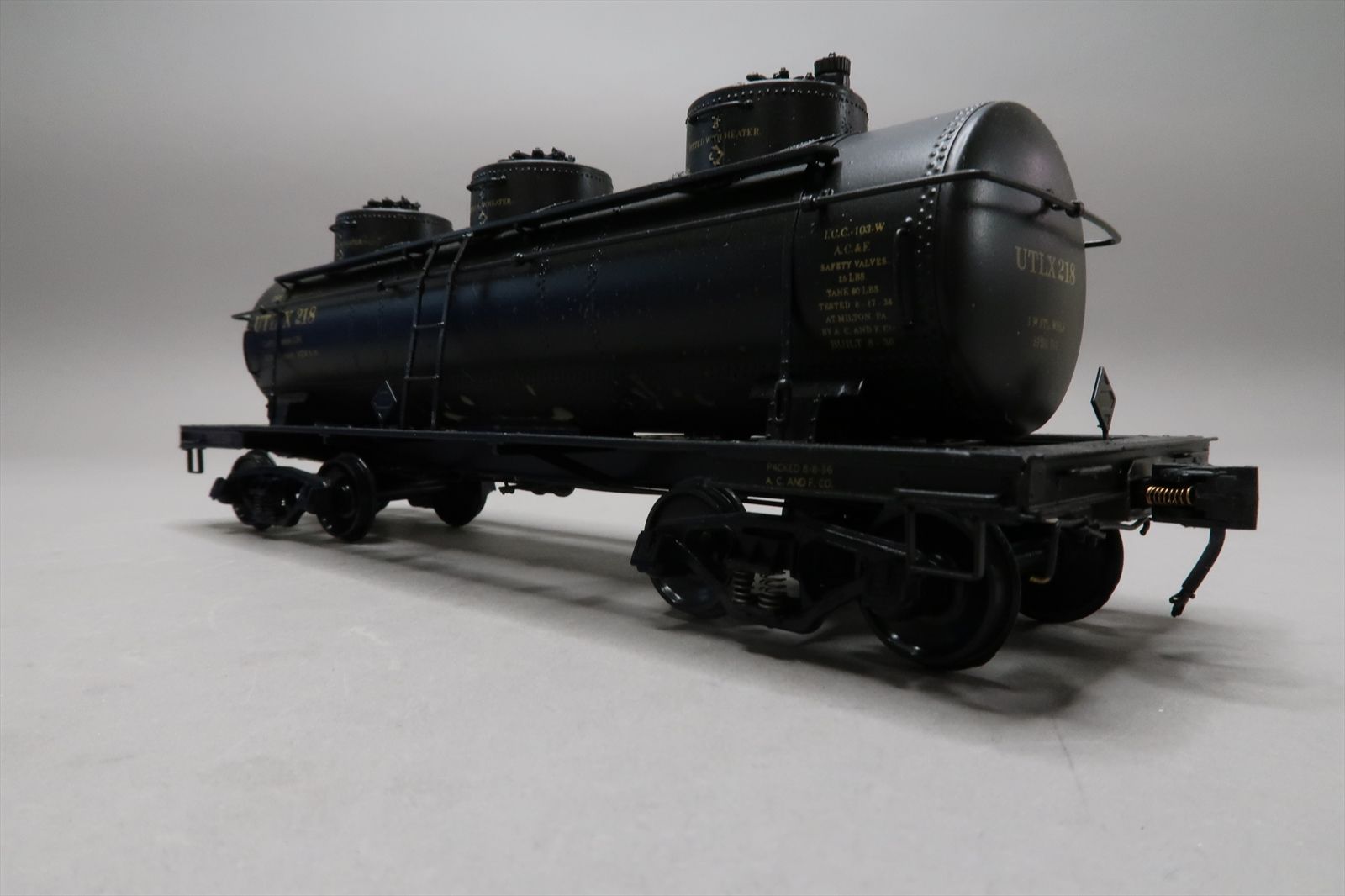 O Brass Model - WAD Drake 0009 UTLX Type 103 6,000 Gallon 3-Dome Triple ...