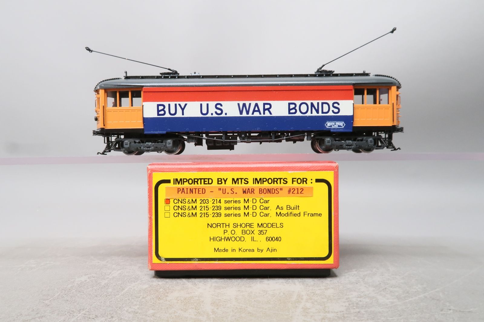 HO Brass Model - MTS CNS&M Chicago North Shore & Milwaukee Buy U.S. War ...