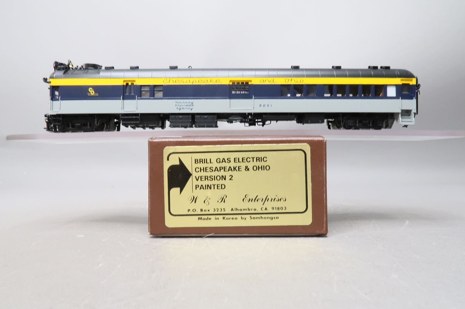 HO Brass Model - W&R Version 2 C&O Chesapeake & Ohio Brill Gas Electric ...