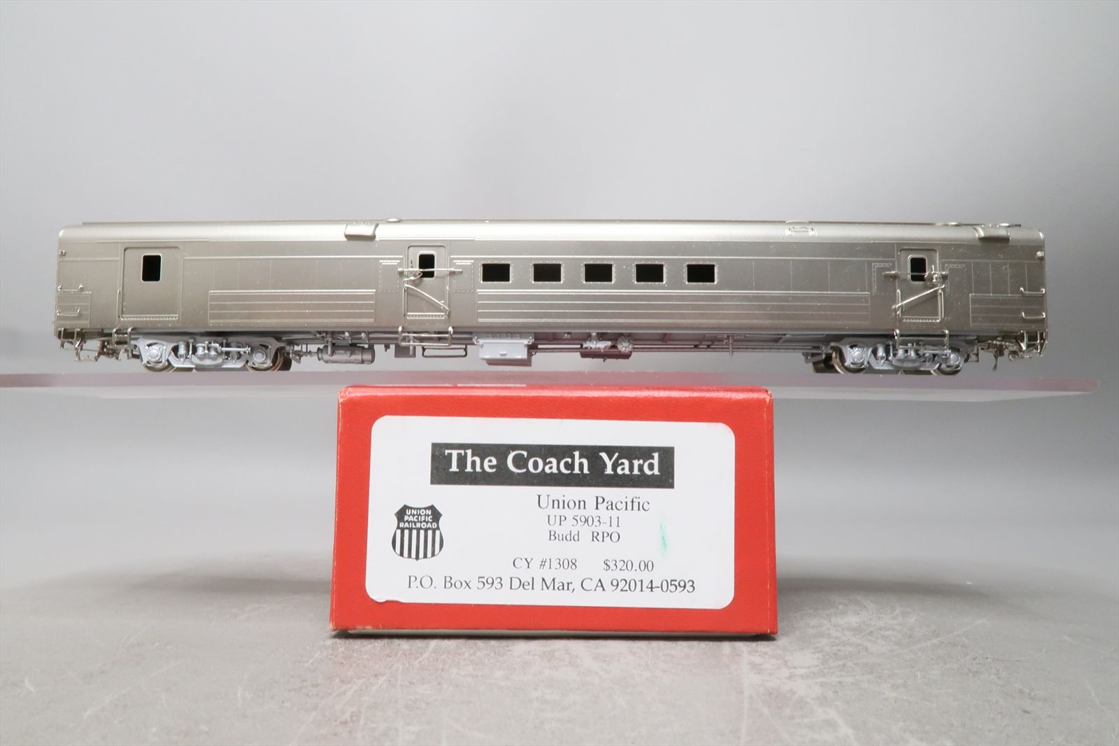 HO Brass Model - TCY 1308 UP Union Pacific Budd RPO #5903 - 5911 - F ...