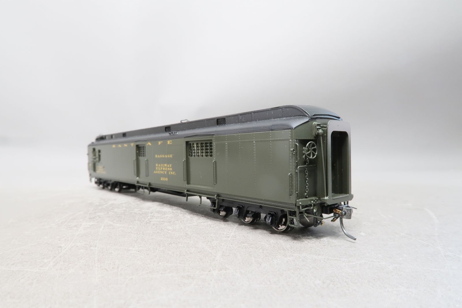 HO Brass Model - TCY 0434 AT&SF Santa Fe HW Baggage RPO Car Built 1929 ...