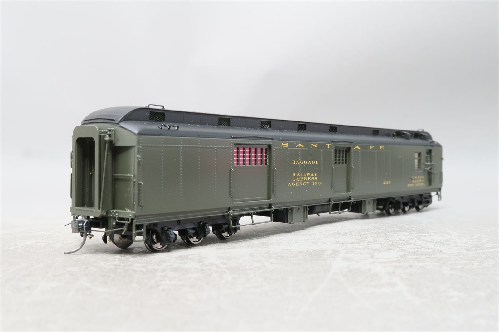 HO Brass Model - TCY 0434 AT&SF Santa Fe HW Baggage RPO Car Built 1929 ...