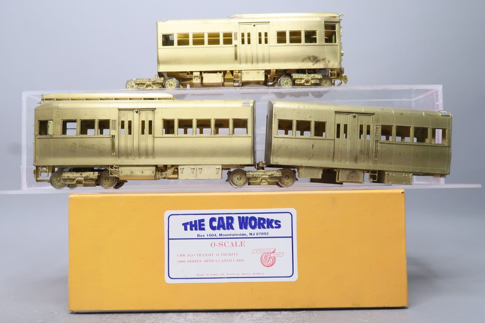 O Brass Model - TCW Car Works CTA Chicago Transit Authority ...