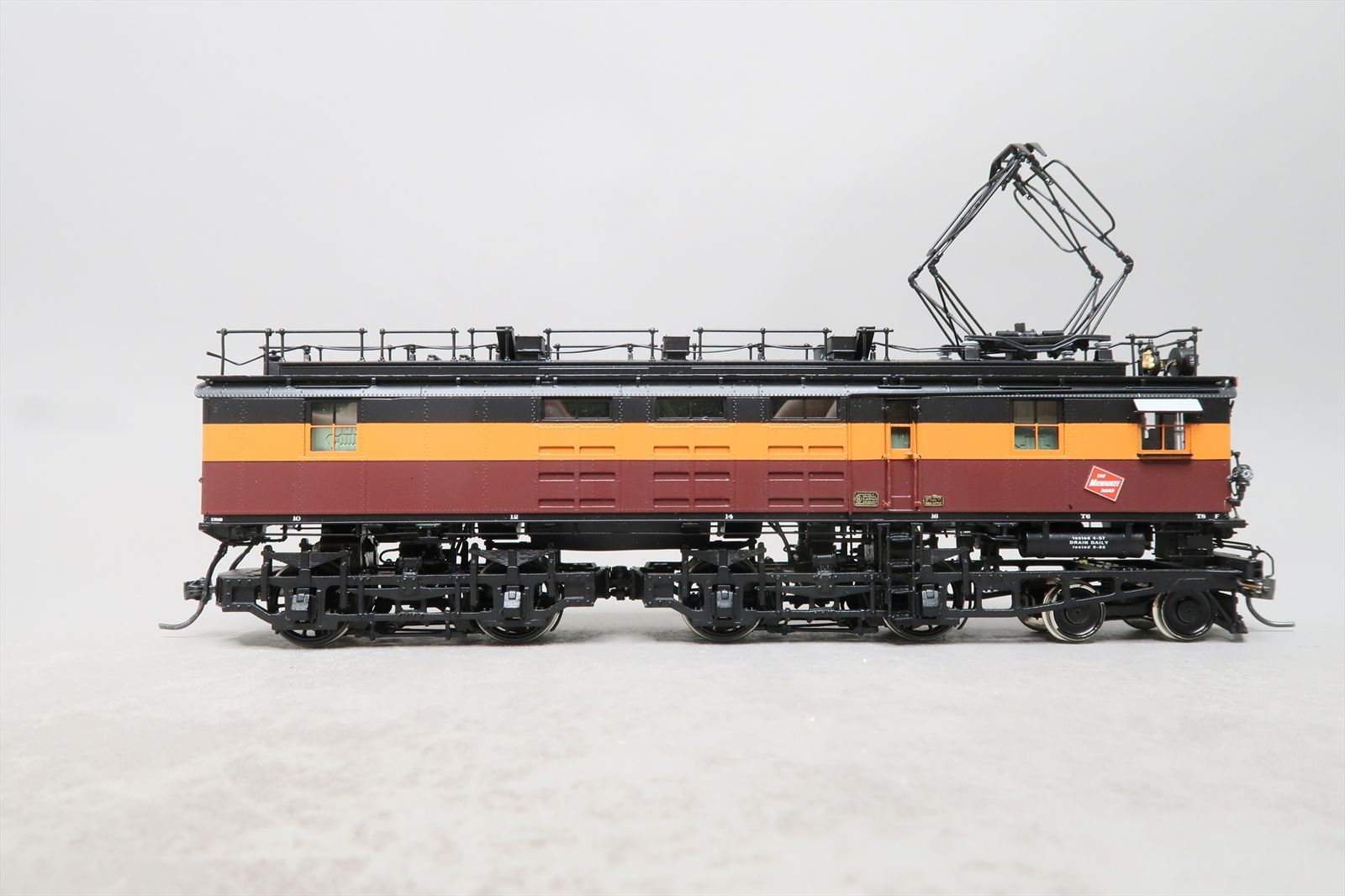 HO Brass Model - PSC 18560.4 Milwaukee Road Boxcab EF-1 A-A Set Orange ...