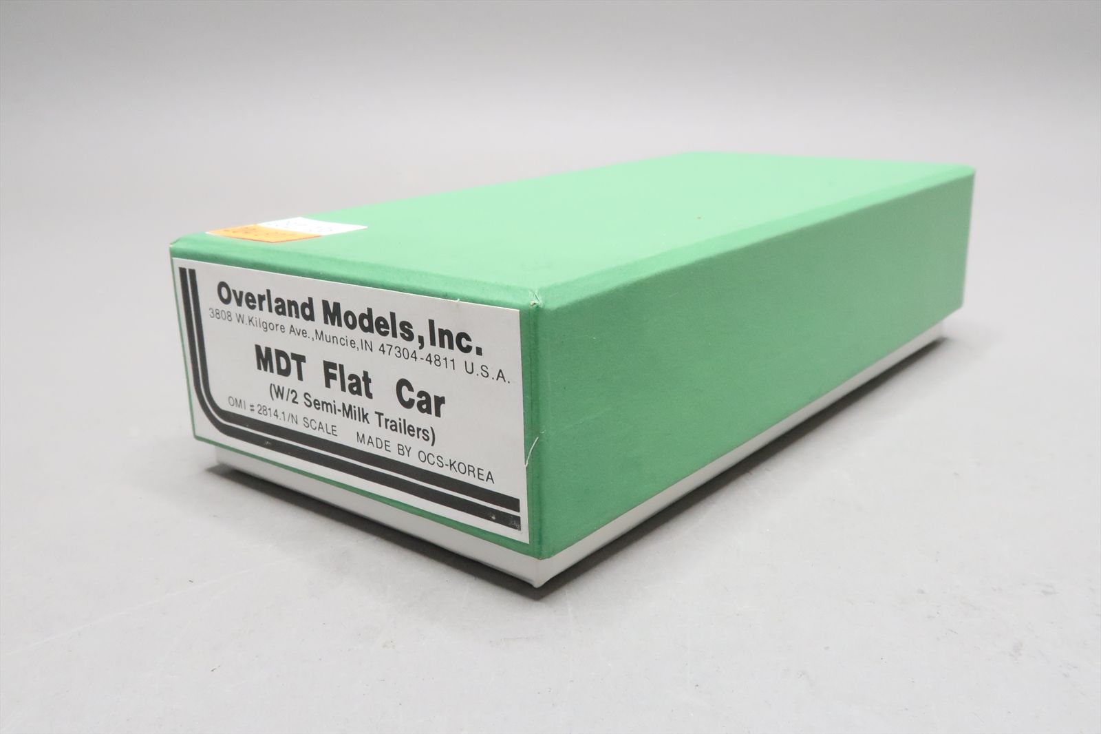 N Brass Model - OMI 2814.1 MDT Merchant's Despatch Flat Car with 2 Semi ...