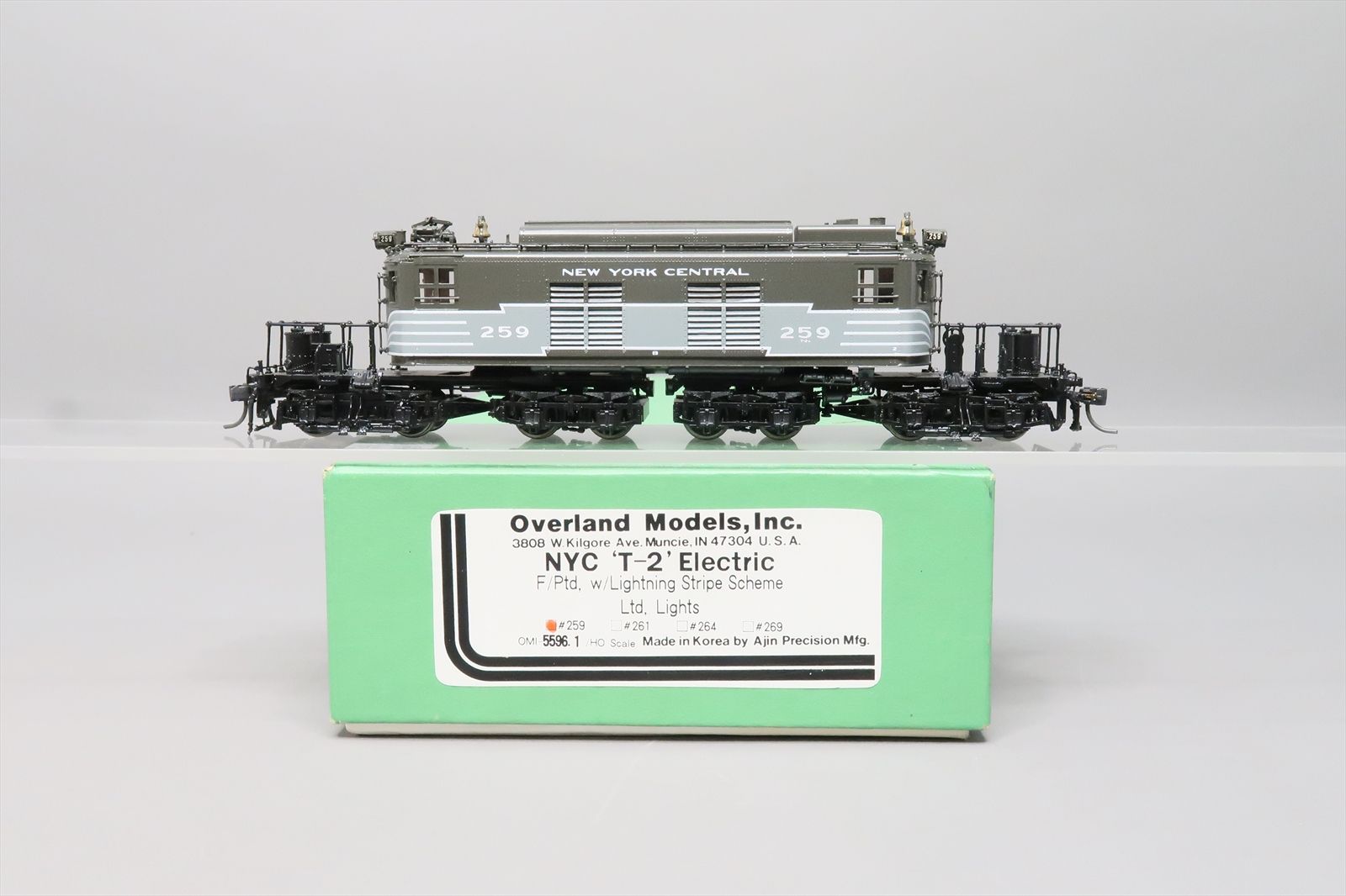 HO Brass Model - OMI 5596.1 NYC New York Central T-2 Electric #259 - F ...