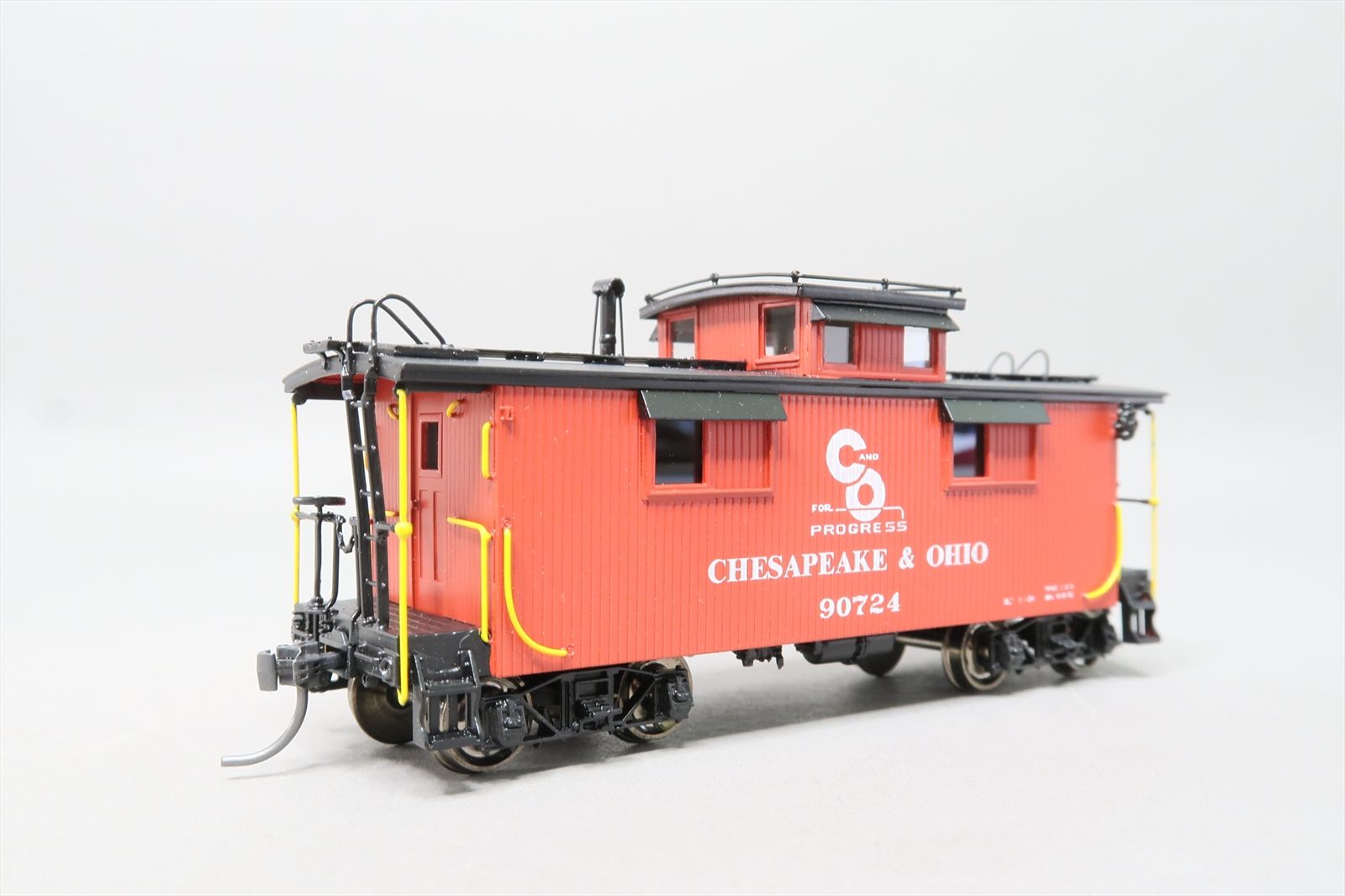 HO Brass Model - DP 201A C&O Chesapeake & Ohio Wood Caboose Late Red ...