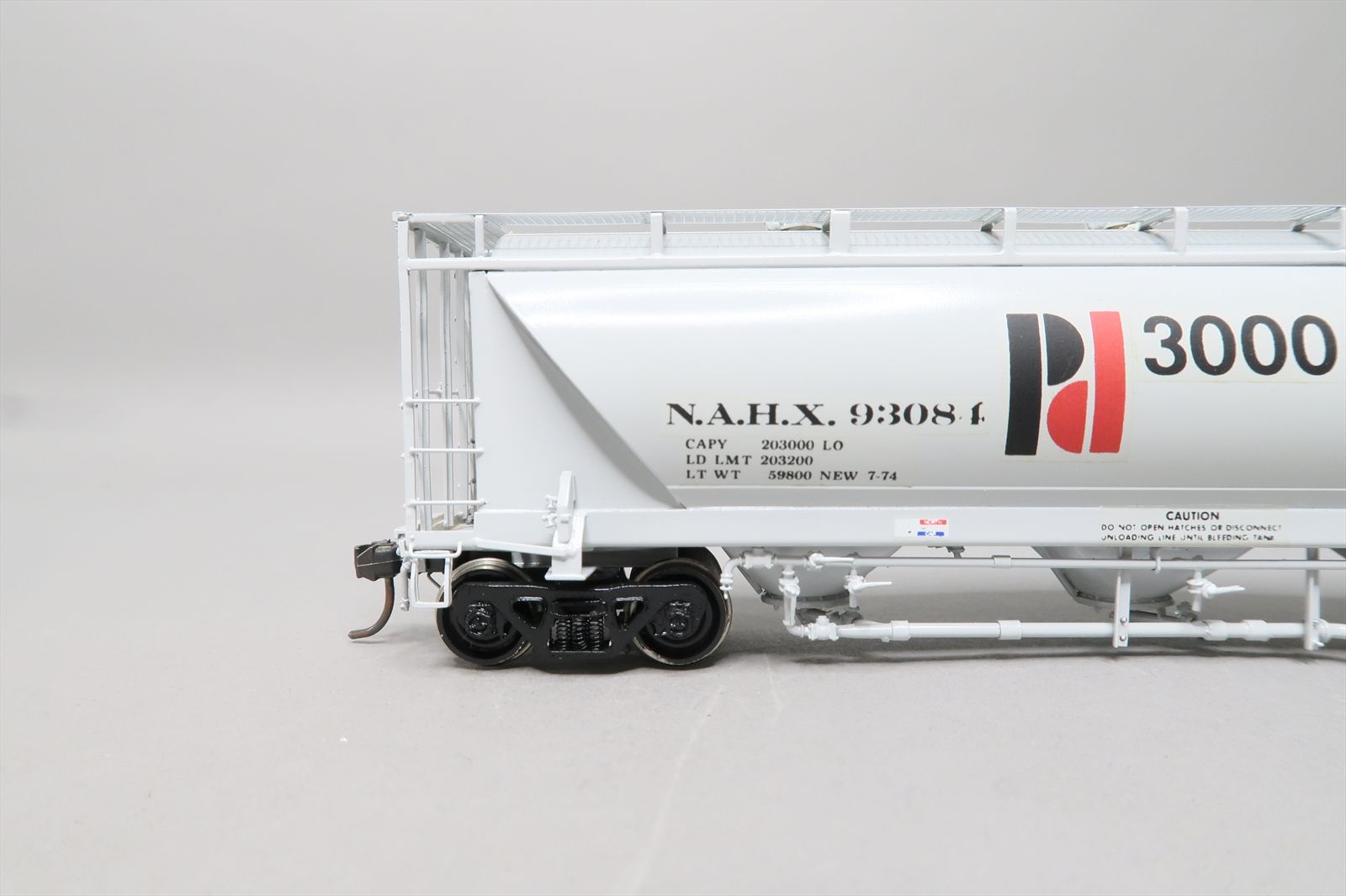 HO Brass Model - OMI 3001 NAHX Pd 3000 Covered Hopper #93084 - Custom ...