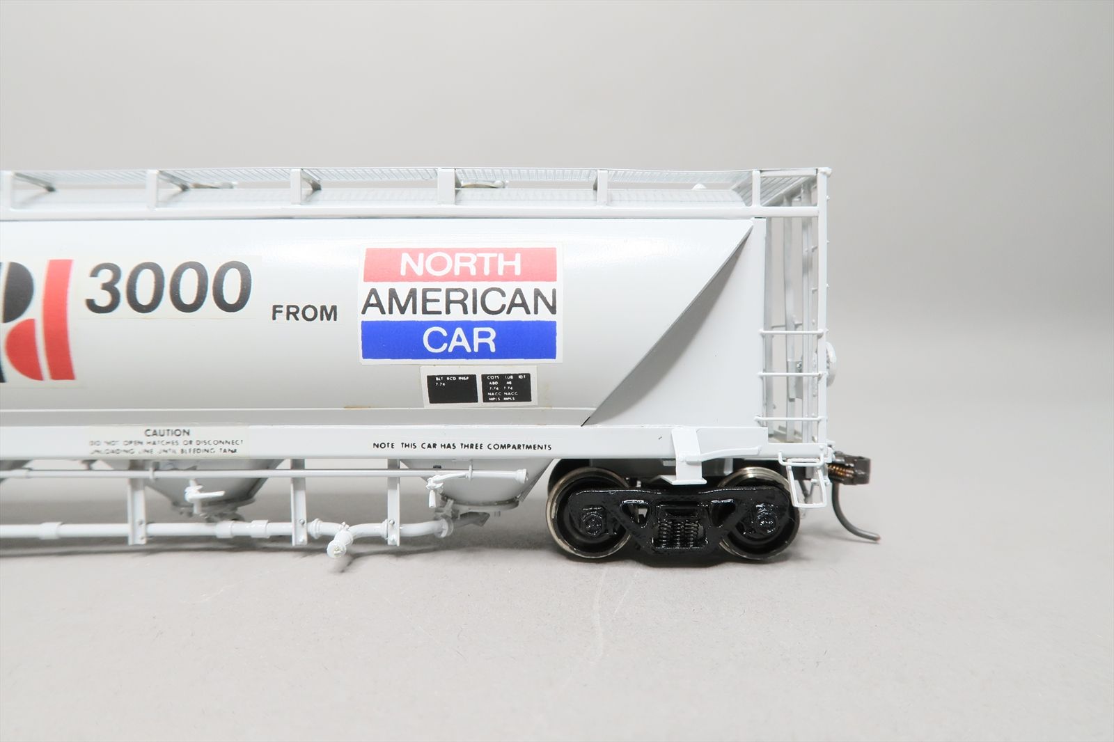 HO Brass Model - OMI 3001 NAHX Pd 3000 Covered Hopper #93084 - Custom ...