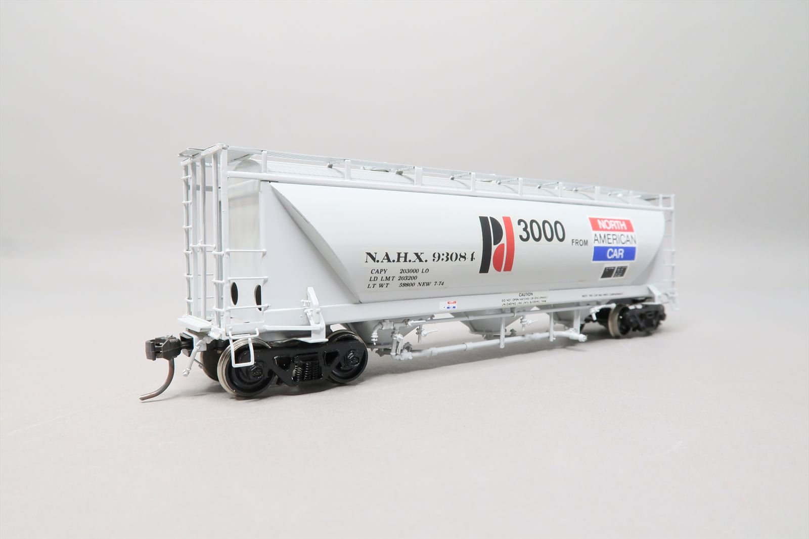 HO Brass Model - OMI 3001 NAHX Pd 3000 Covered Hopper #93084 - Custom ...