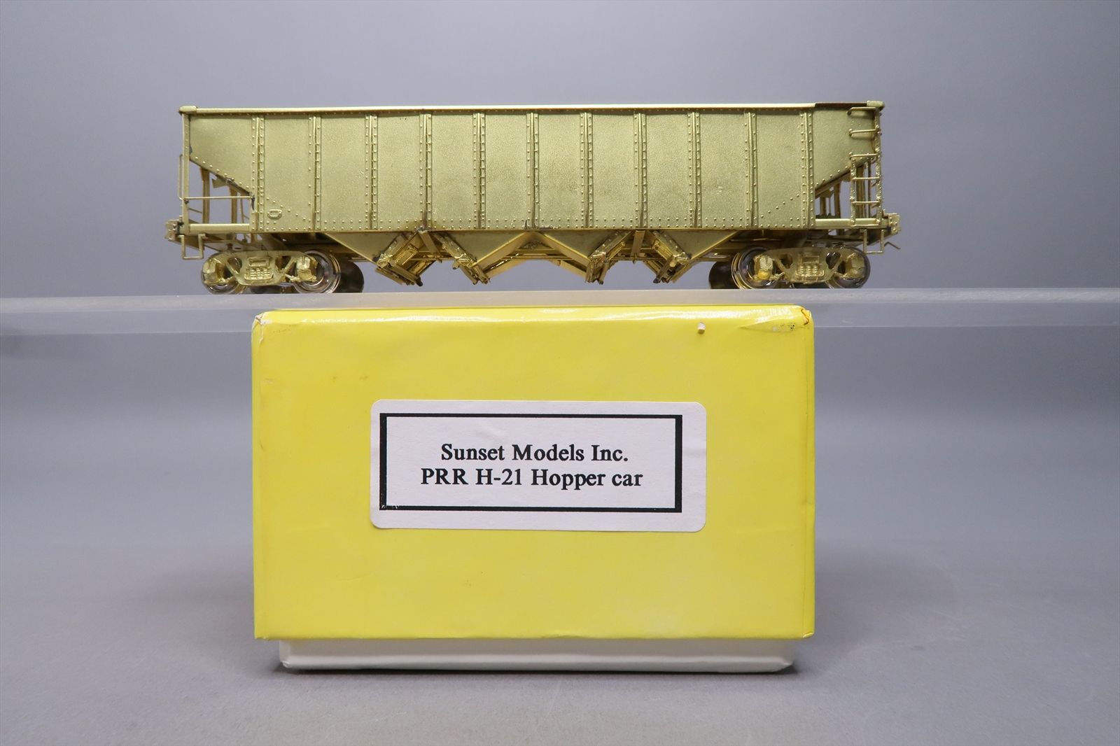 HO Brass Model - SS Sunset PRR Pennsylvania H-21 Hopper - Unpainted ...