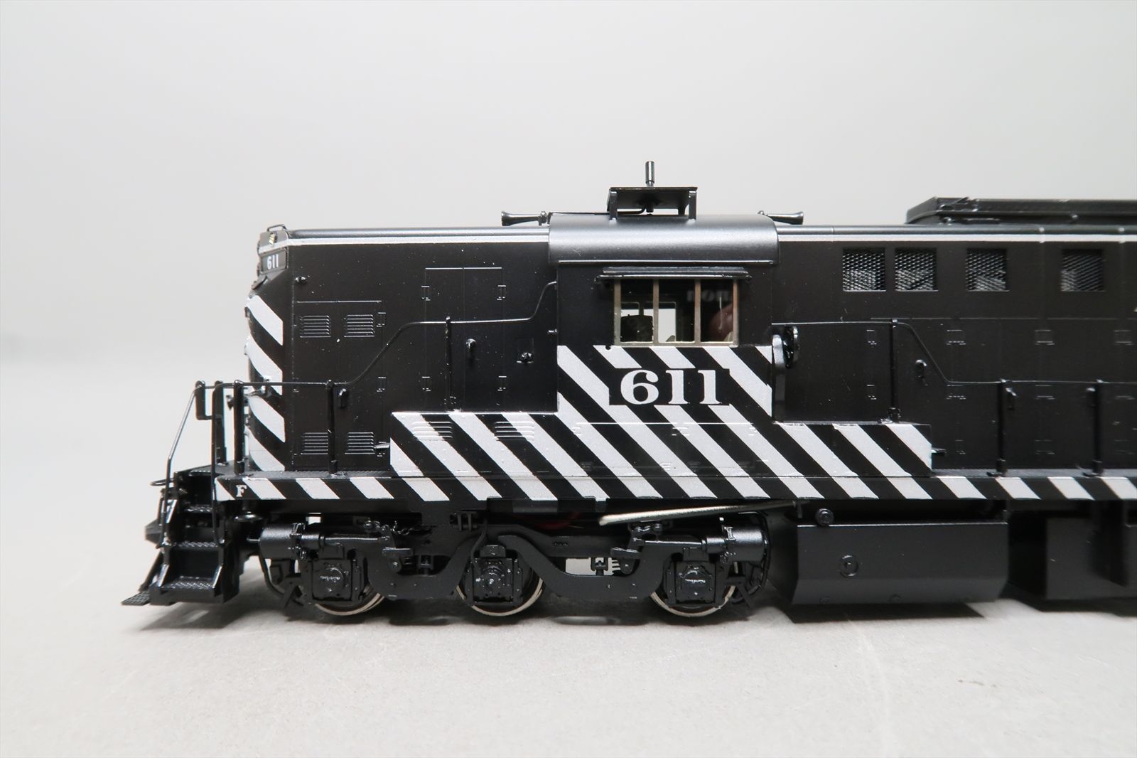 HO Brass Model - OMI 6901.1 AT&SF Santa Fe RSD7 Black / Aluminum #611 ...