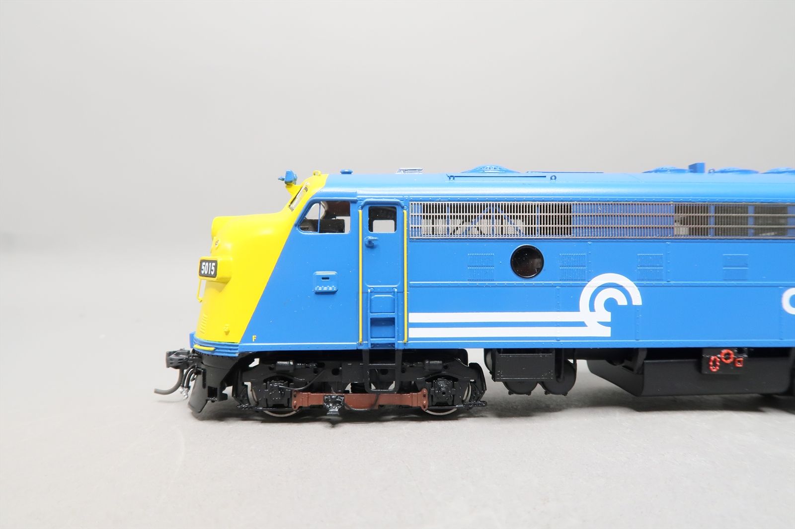 HO Brass Model - OMI 087010137.1 CR Conrail FL9 Blue w/ Yellow Nose ...
