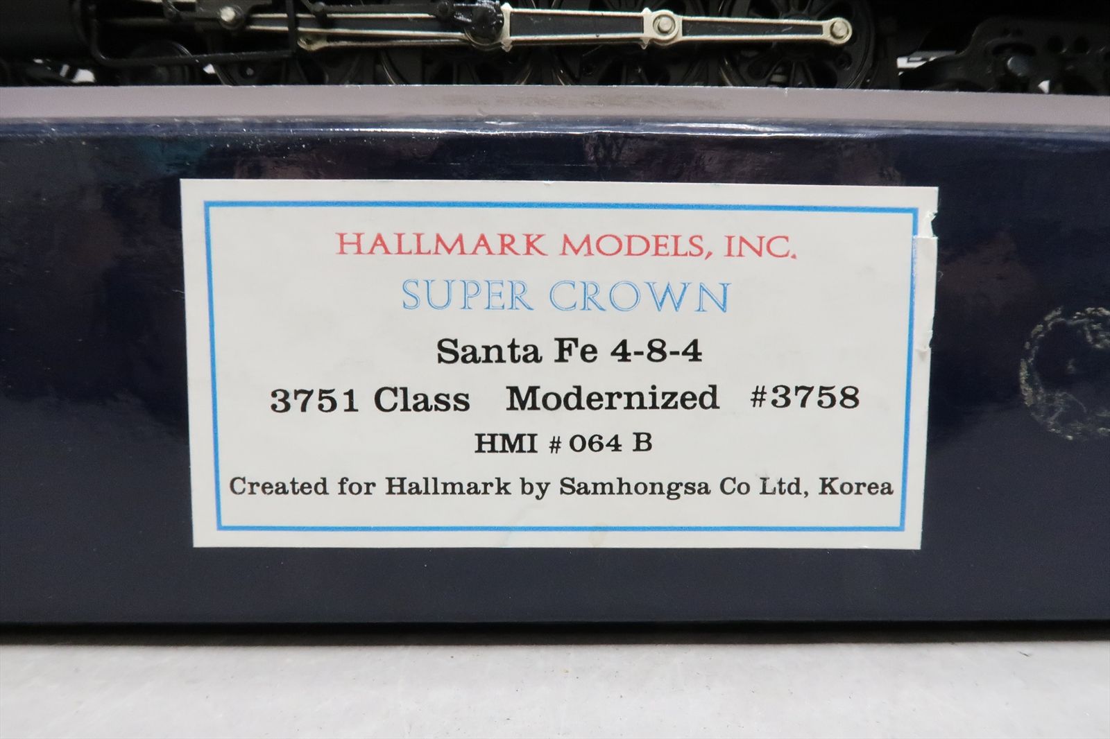 HO Brass Model - Hallmark 064B Super Crown AT&SF Santa Fe 4-8-4 ...