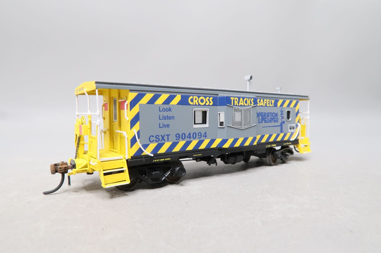 HO Brass Model - OMI 087030021.3 CSX C-27A Caboose Operation Lifesaver ...
