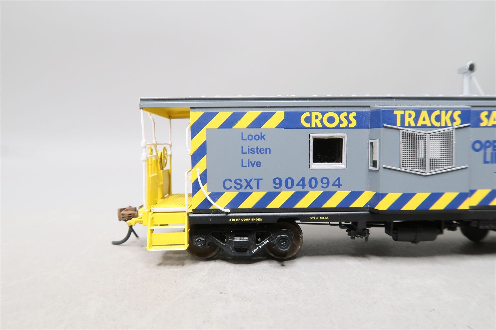HO Brass Model - OMI 087030021.3 CSX C-27A Caboose Operation Lifesaver ...