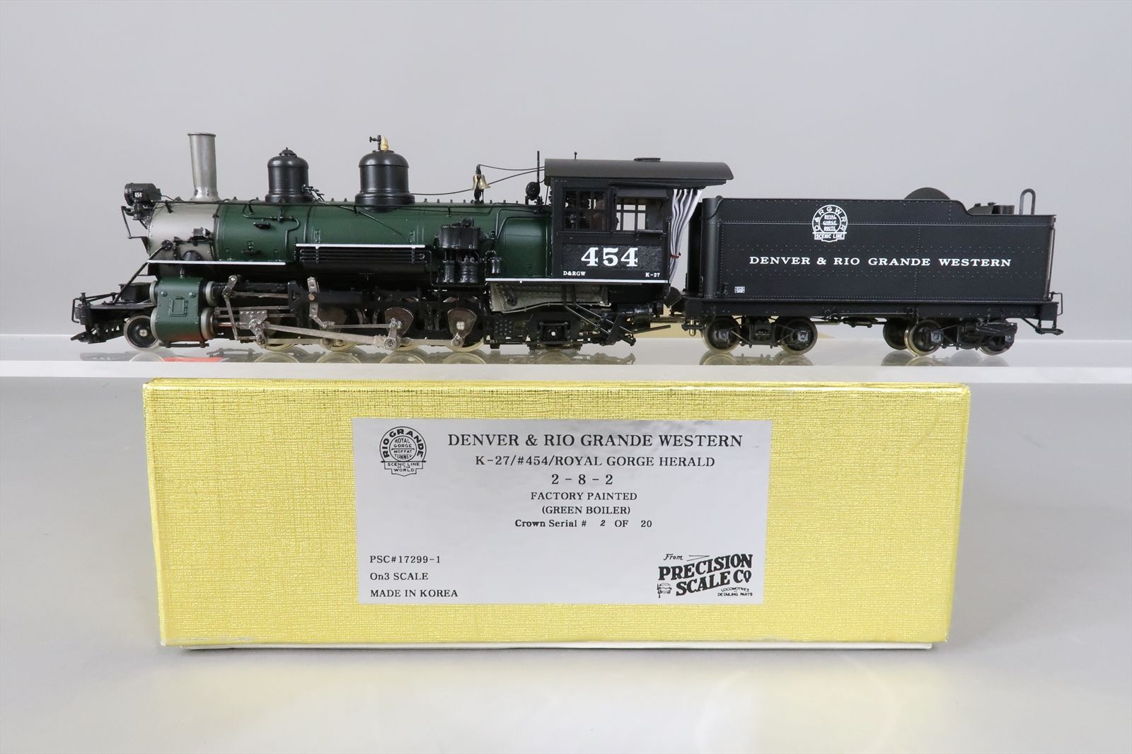 Denver Rio Grande & Western - Railroad | and HOn3 Brass Model 