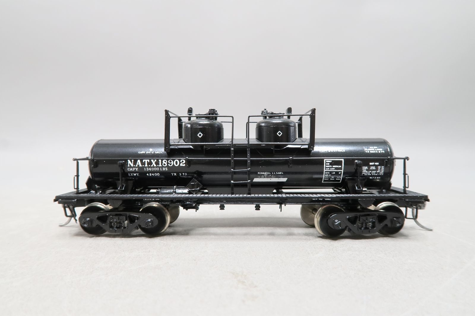 HO Brass Model - OMI 3123.1 NATX N/A Two Dome Tank Car 4000 Gallon Nice ...