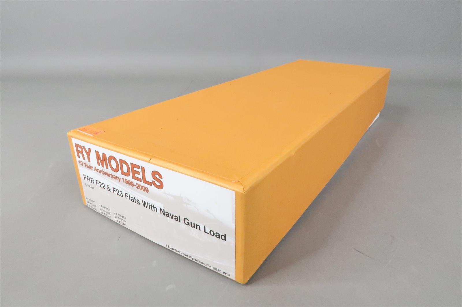 O Brass Model - RYM Yoder 2106427 PRR Pennsylvania 2 F22 Flatcars w ...