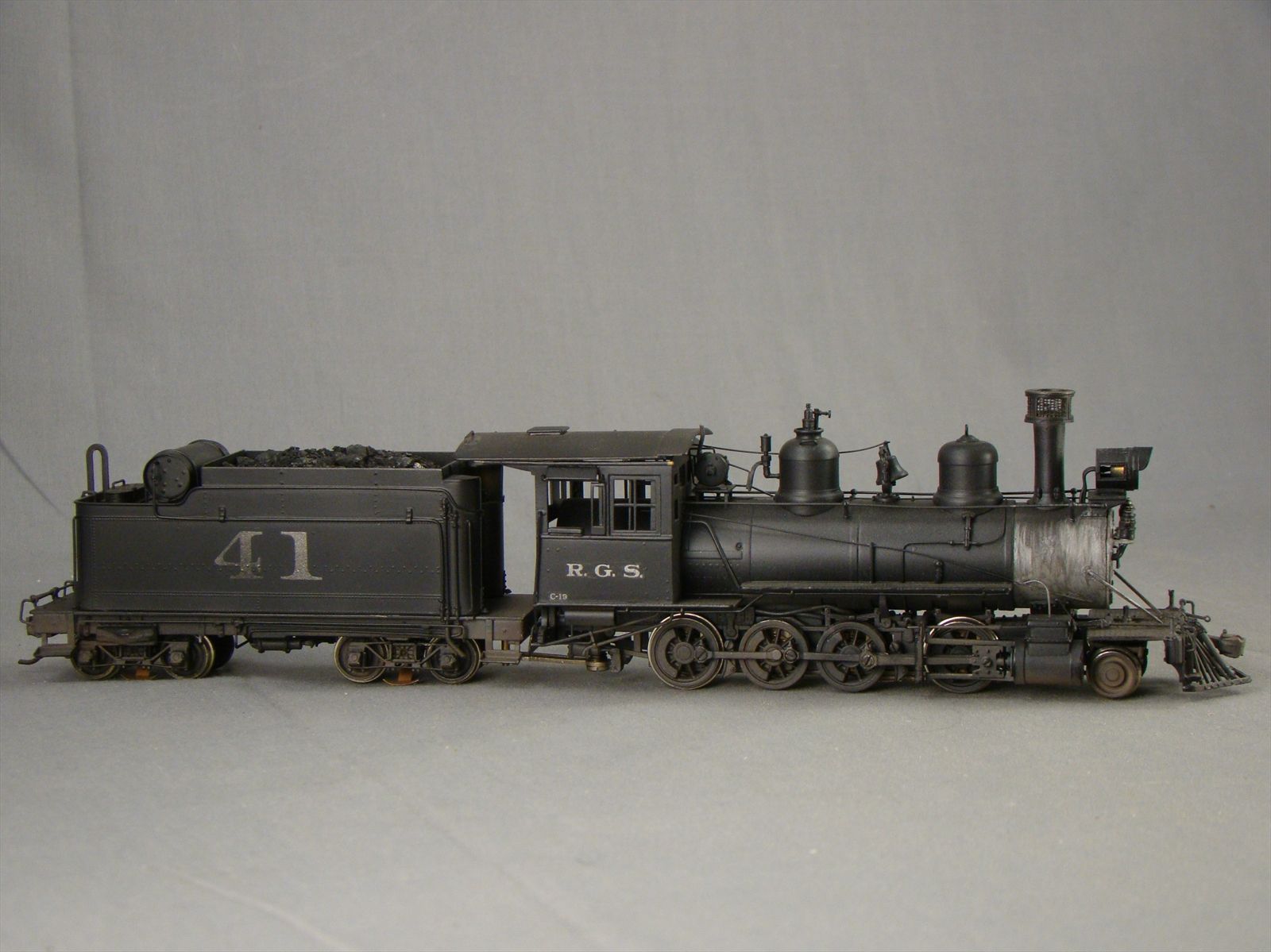 Steam Engine Rgs 41 Sn3 PFM RGS #41 C-19 Class 2-8-0 CUSTOM