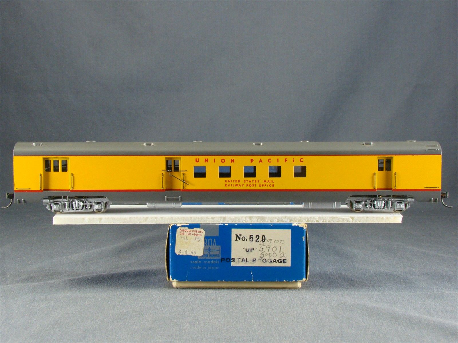HO Balboa UP Union Pacific POstal Baggage RPO Car
