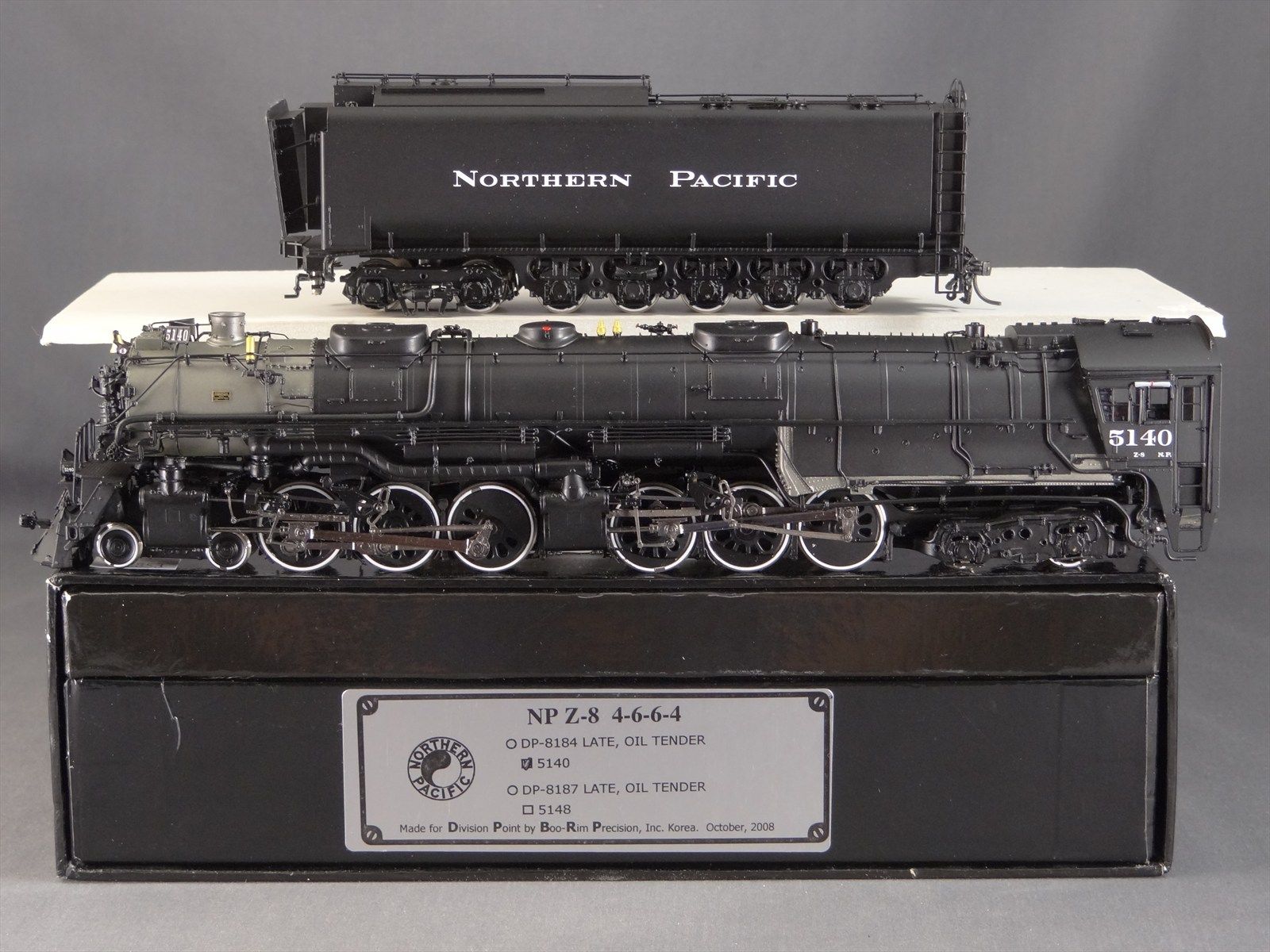 HO Division Point NP Northern Pacific 4-6-6-4 Z-8 Challenger #5140
