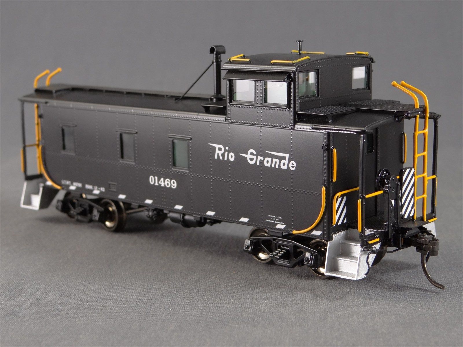 HO OMI AB-1117-3 Overland D&RGW Rio Grande Steel Caboose #01469