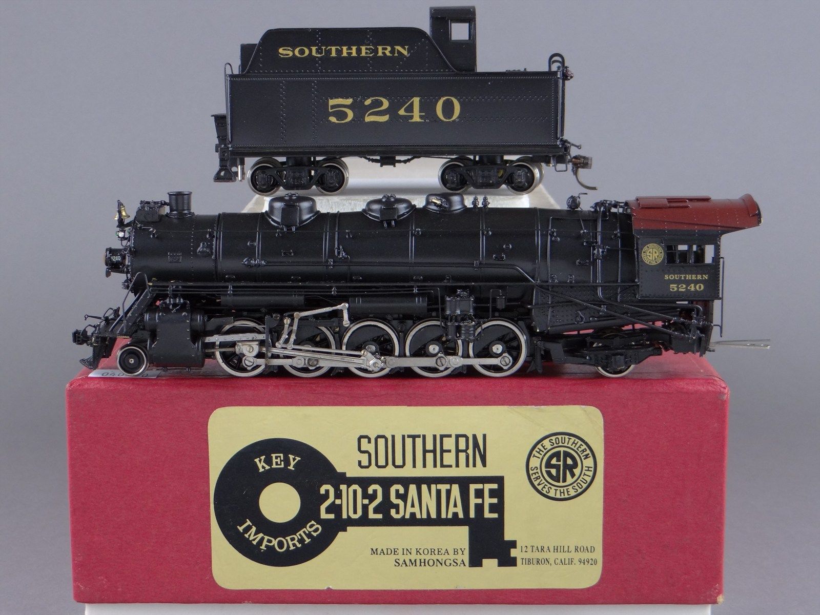 UNION PACIFIC 2-10-2 #5003 塗装済み完成品 HO Brass CON Key Imports UP - Union Pacific 2-10-2 Santa Fe FP No