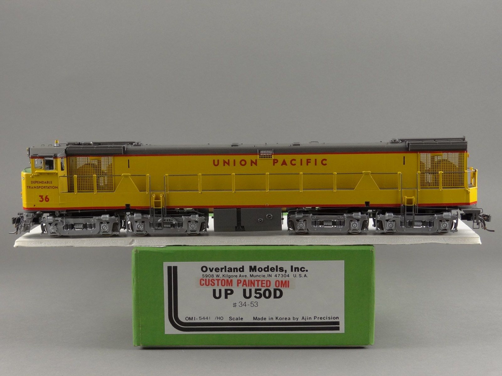 HO Overland Models OMI 5451.1 UP Union Pacific U50D Diesel 36