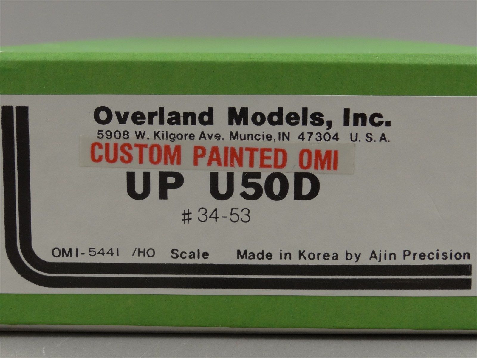 HO Overland Models OMI 5451.1 UP Union Pacific U50D Diesel 36