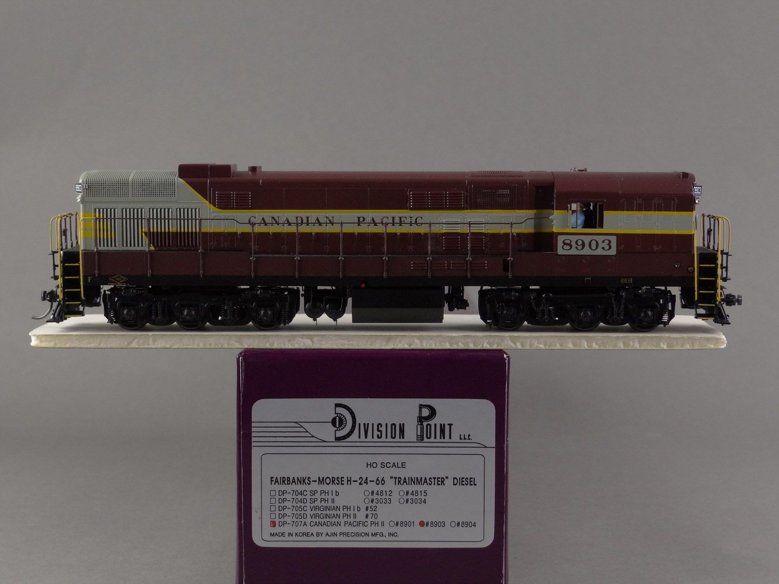 HO Division Point CP CPR Canadian Pacific FM H-24-66 Trainmaster #8903 ...
