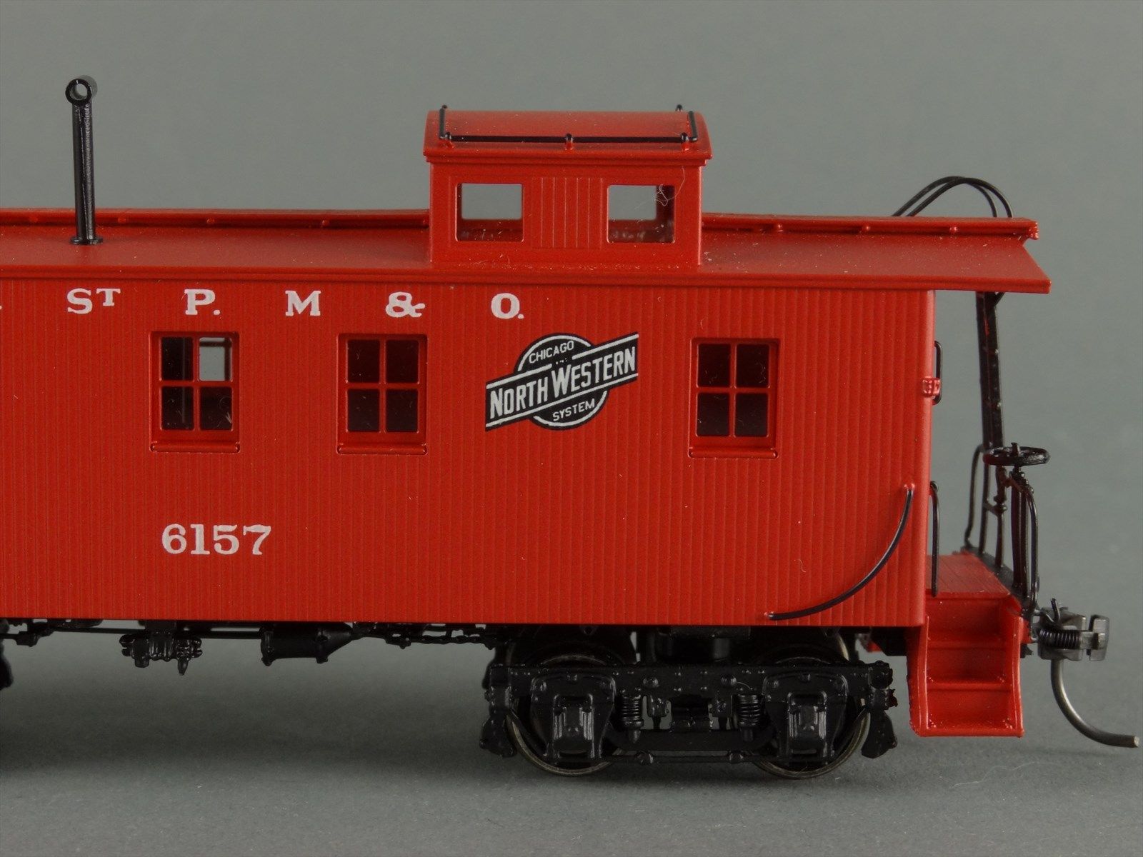 HO Brass Model Train - Division Point C&NW Standard Caboose #6157