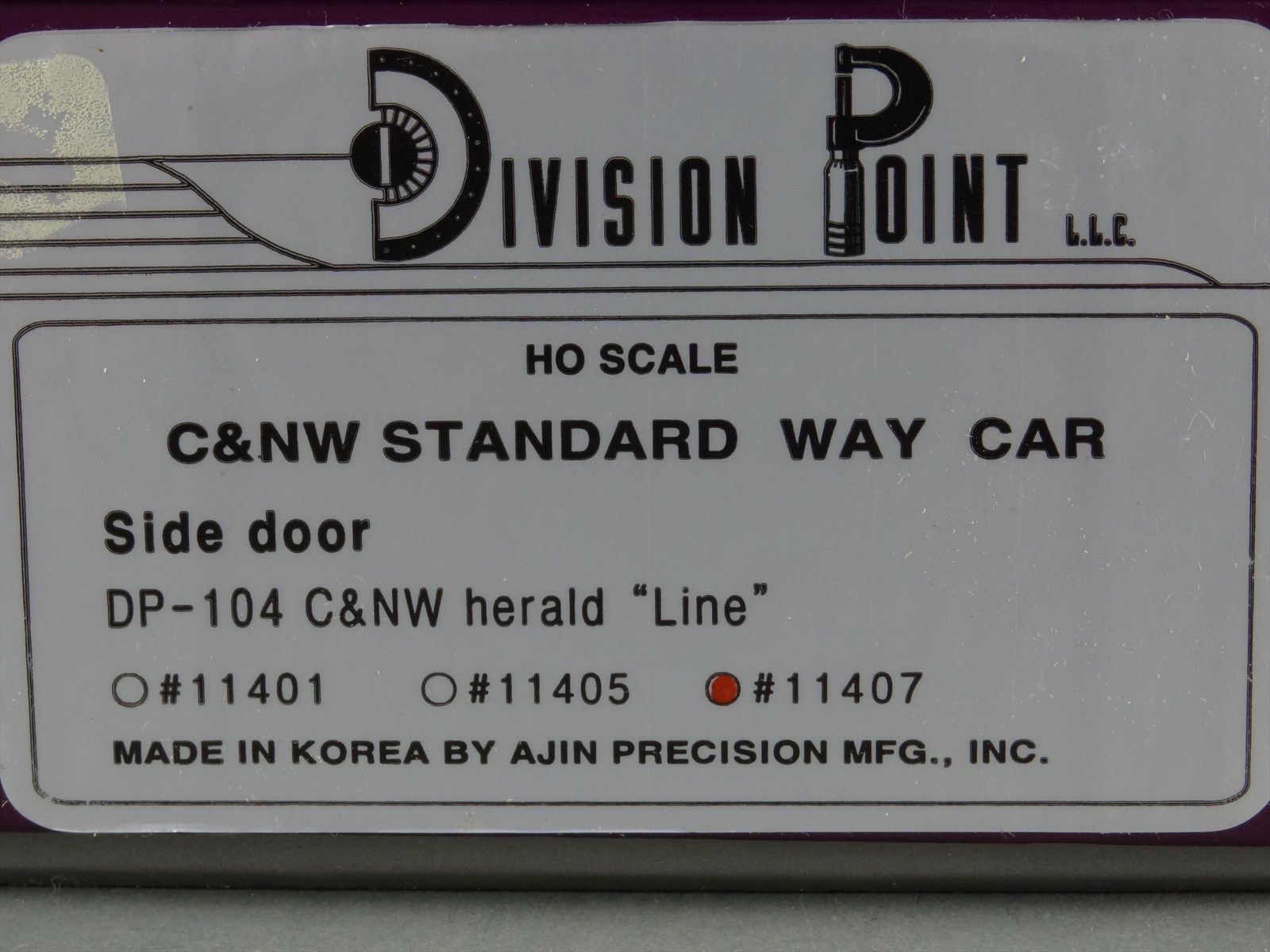 HO Brass Model Train - Division Point C&NW Standard Caboose #11407