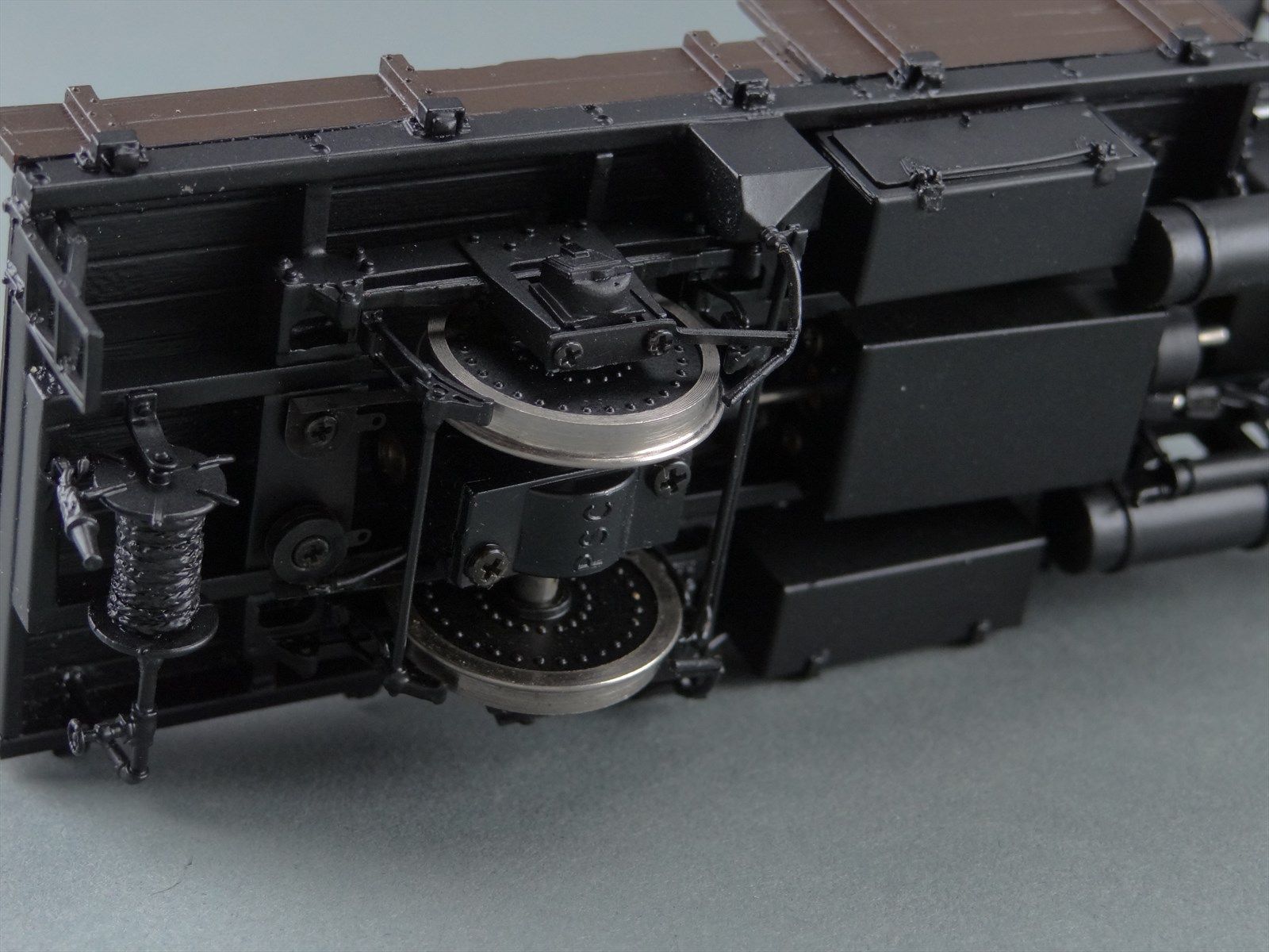 On3 Brass Model Train - PSC Garford Rail Truck - Rail-Maintenance