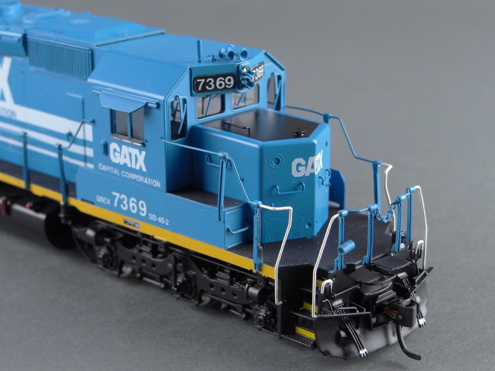 HO Brass Model Train - OMI #6667.1 Overland GATX SD40-2 #7369